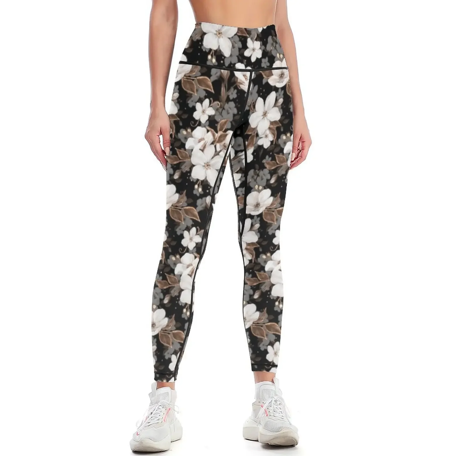 

Apple flowers Leggings Women's fitness Women's gym high waist Clothing fitness Womens Leggings