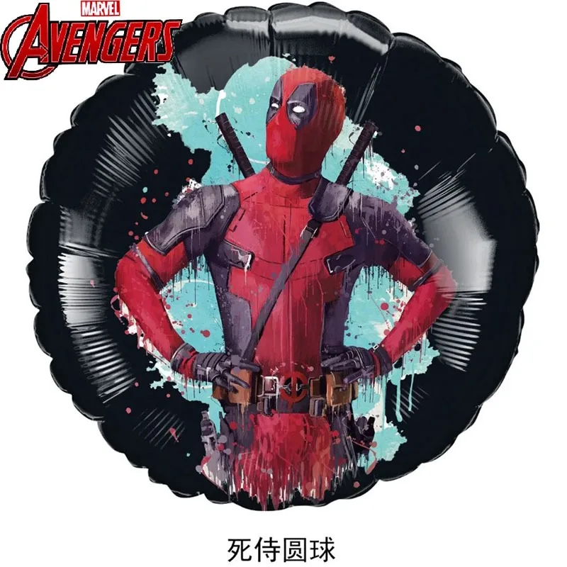 

Disney Deadpool Spider-Man Aluminum Film Balloon Birthday Party Decoration Props Wholesale Children's Toy Balloon Party Supplies