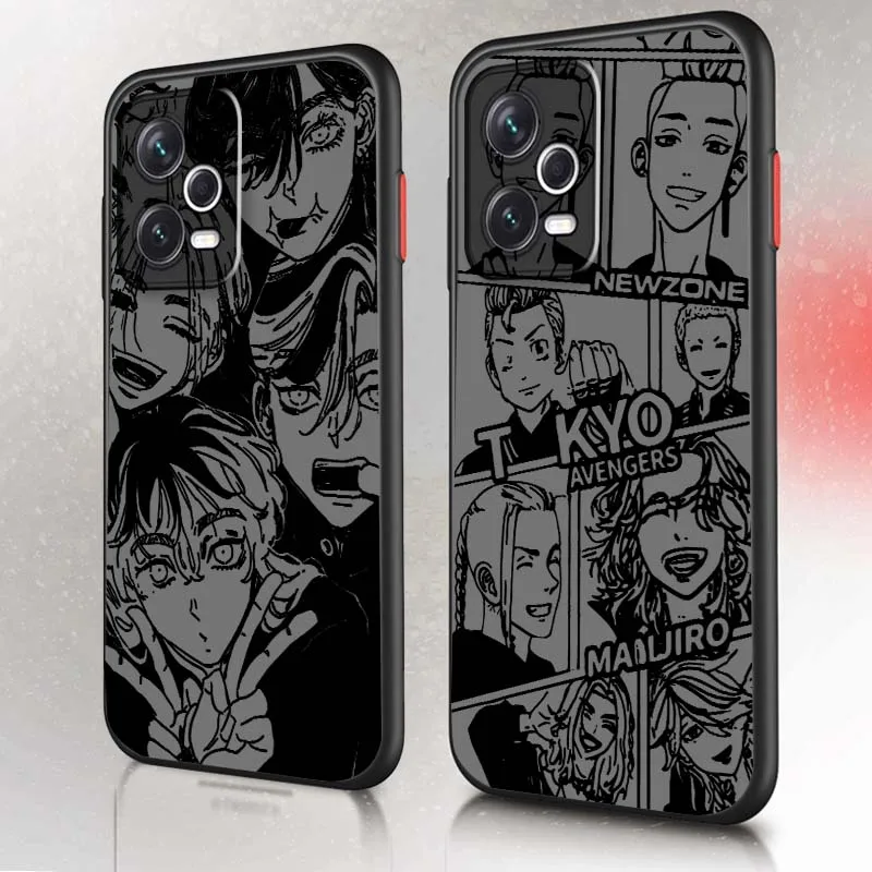 

Tokyo Revengers Popular For Xiaomi Redmi 14C 13C 13 12C 11A 10A K70 K60 K50 K40 K30 K20 Frosted Translucent Phone Case