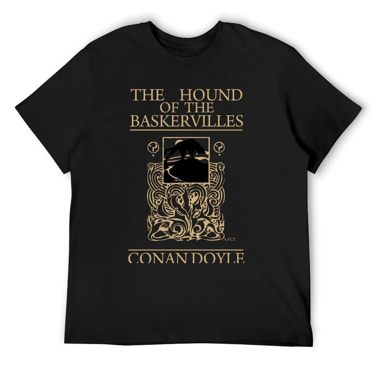 

Hound of the Baskervilles Book Cover T-Shirt customizeds aesthetic clothes tees Blouse t shirt men