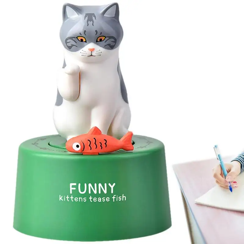 Cat Timer Mechanical Promotion Timer Chronometer Metal Wind-up Timer portable Time Reminder Cute Kitchen Timers Kitchen Clock