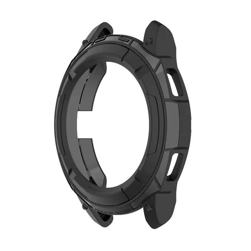 Casing Armor untuk Samsung Galaxy Watch 4 Klasik 42mm 46mm, penutup Matte TPU seluruh sisi, aksesori Bezel cangkang Bumper pelindung