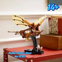 MOC Creative Series 10363 Da Vinci Flying Machine Model Decoration, Christmas and Birthday Gift, Halloween Gift