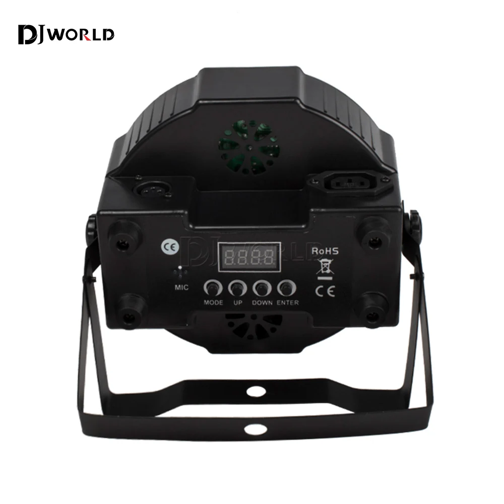 Imagem -02 - Djworld-rgbw 4in Led Par Iluminação Cénica Profissional Mistura de Cores Dmx Controller Disco dj Dance Floor Clube Wash Par 7x 12w