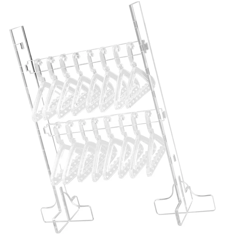 

Hanging Earring Hanger Tabletop Jewelry Accessories Acrylic Holder Jewelry Hanger Necklace Rack Display Storage