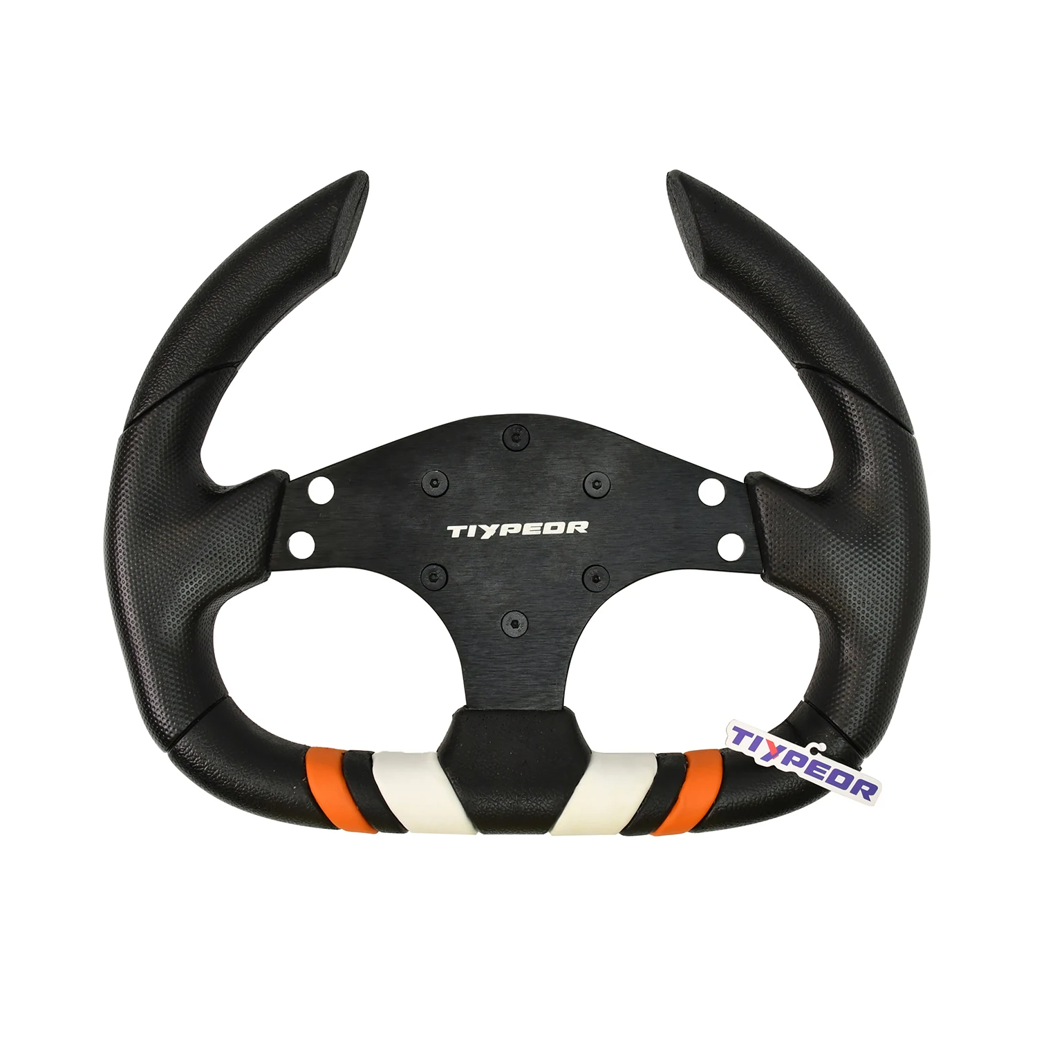 

TIYPEOR Universal PU 320mm 4cm Deep Kart Simulator Racing Steering Wheel