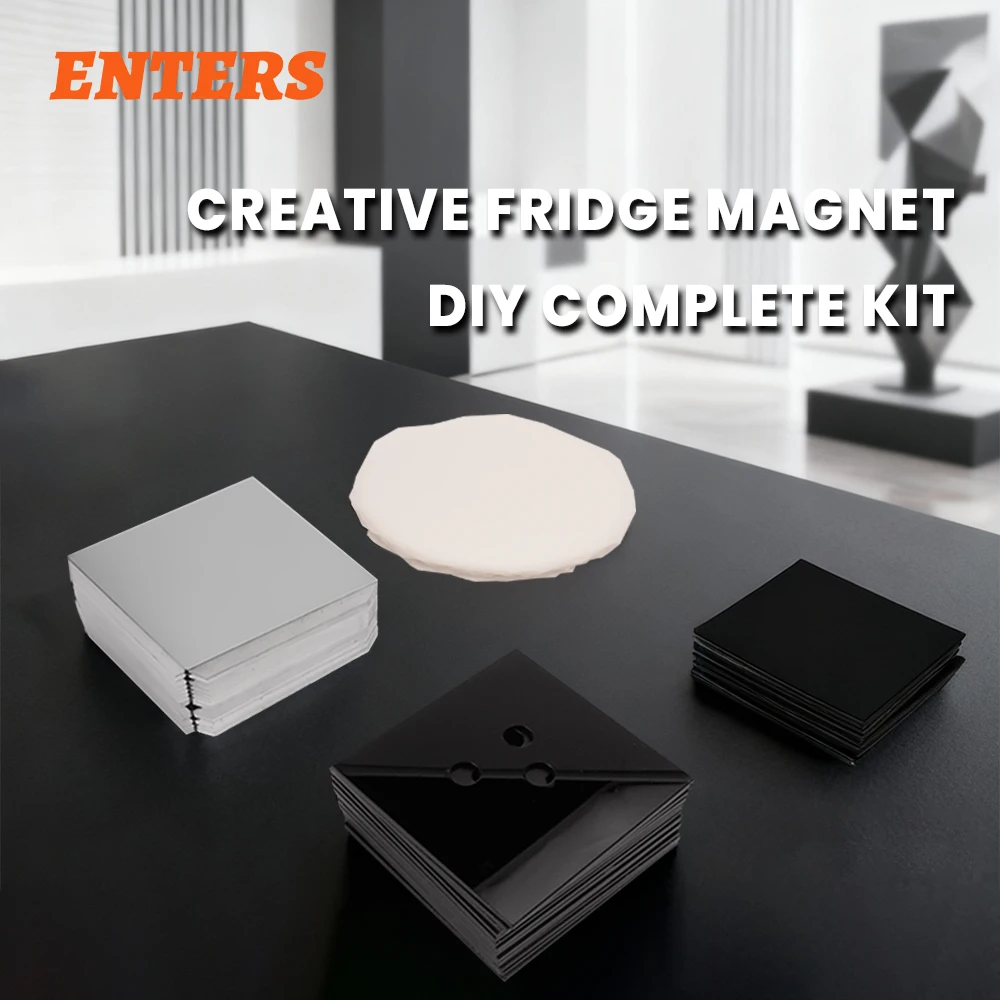 

63.5*63.5mm/2.5*2.5inch Size Materials for Fridge Magnet Making Machine DIY Craft for Fridge Magnet