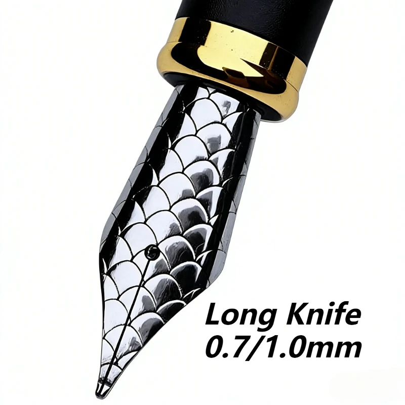 Low Discount Grade 5 Titanium Fountain Pen Gift 0.5 Nib with Ink Converter Luxury Writing for Men Women Office School Stationery