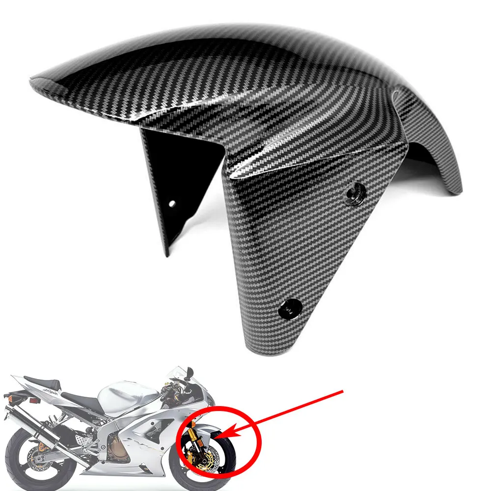 

Front Tire Fender Splash Guard Hugger Mud Flaps Mudguard For KAWASAKI ZX6R 2003 2004 Z1000 2003-2006 Motorcycle Accessories