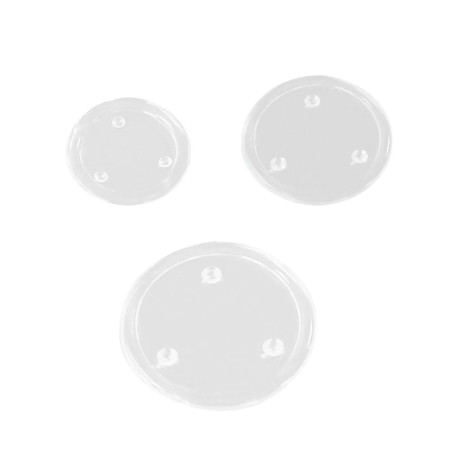 Pillar Candle Holder Glass Coaster Multifunctional Candle Tray Snack Plate Small Jewelry Tray for Bedroom Accessory Stylish