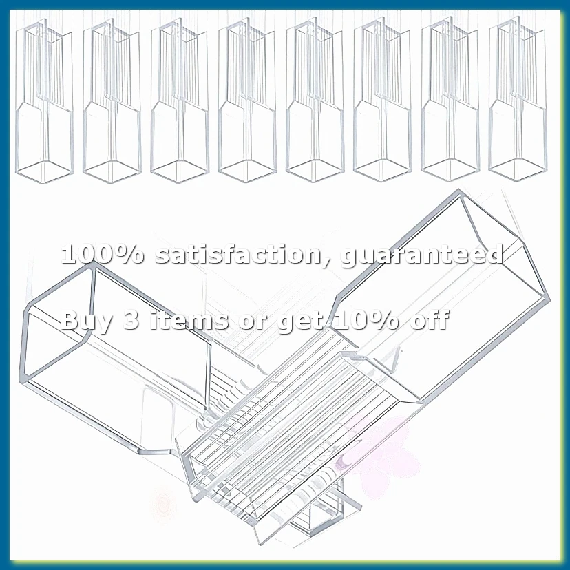 A56M-200pcs 1.5ml Disposable Plastic Cuvette Polystyrene Cuvette with Two Light for Spectrophotometers