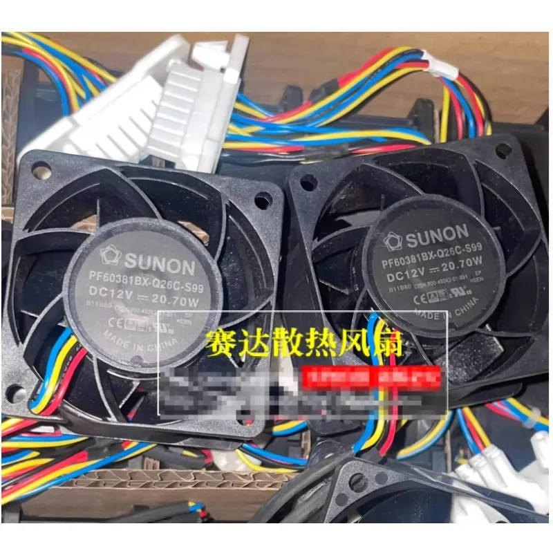 

Вентилятор охлаждения сервера SUNON PF60381BX-Q26C-S99 DC 12V 20.70W 60x60x38мм, 4-проводной