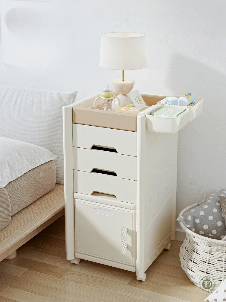 Floor-to-ceiling Multi-layer Shelves and Bedside Storage Cabinets for Home Use