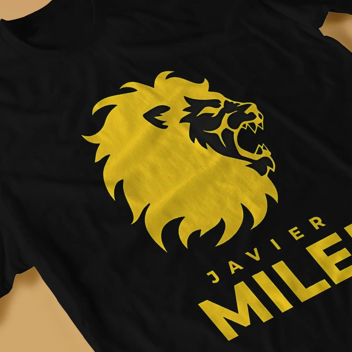 Men T-Shirts Miley Logo Fashion Cotton Tees Short Sleeve Javier Milei T Shirts O Neck Clothing Summer