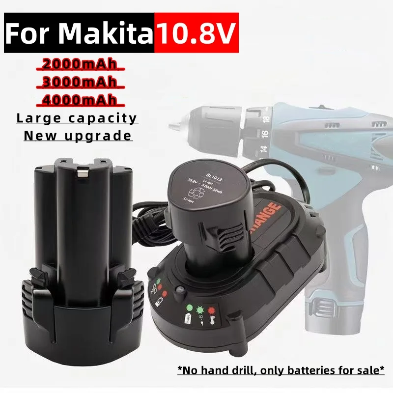 4000mAh For Makita 10.8V/12V Li-ion Rechargeable Battery for  BL1013 BL1014 BL1013 BL1014 LCT203W 194550-6 194551-4
