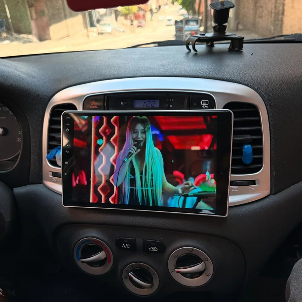 2Din Android 14 Car Radio DVD Tape Recorder Multimedia Player For Hyundai Accent 2006 2007 2008 2009 2010 2011 GPS Navigation