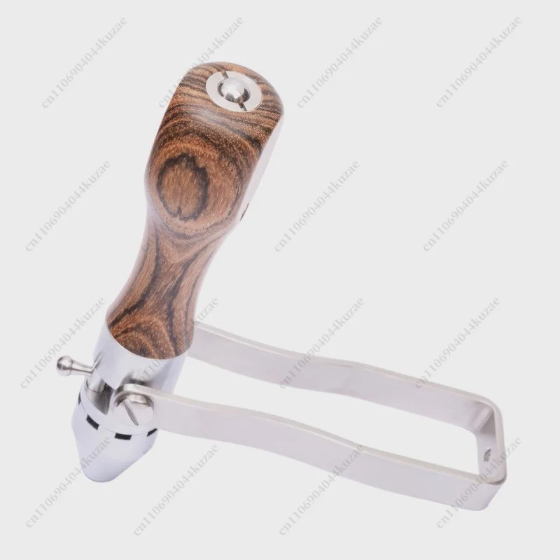Multifunctional Semi-Automatic Ratchet Screwdriver, Wooden Retro Handle with Forward & Reverse Control Lever