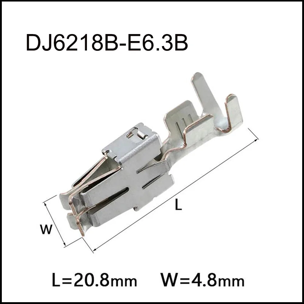 

2000PCS DJ6218B-E6.3B New energy automotive waterproof connector female male plug terminal socket pinDJ622-3*0.6A/B