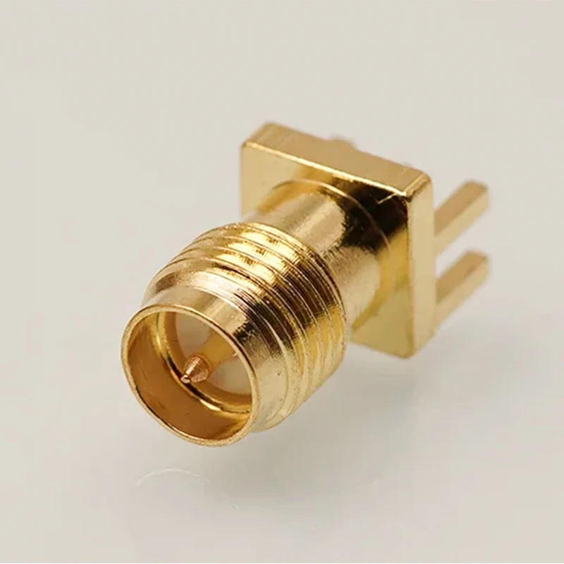 

10PCS RF Coaxial RP-SMA Female Connector for 1.6mm Thick PCB