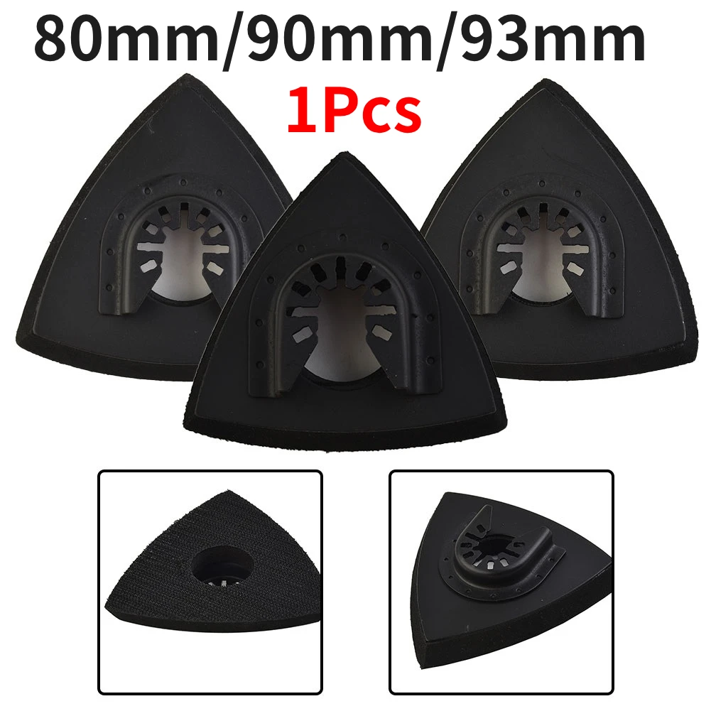 1Pcs Triangular Sanding Pads 80/90/93mm HookAndLoop Quick Oscillating Sandpaper Release Multi-Tool Blades Oscillating Tool