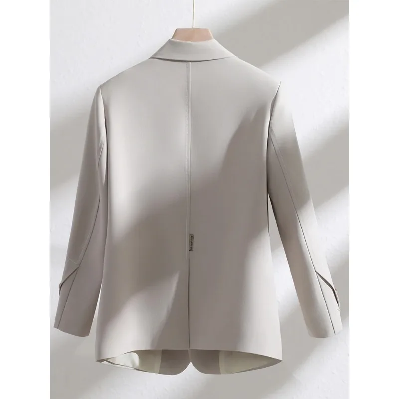 Ladies Women Suit Blazer Formal Office Jacket Female Single Button Full Sleeve Coat Business Work Outfit