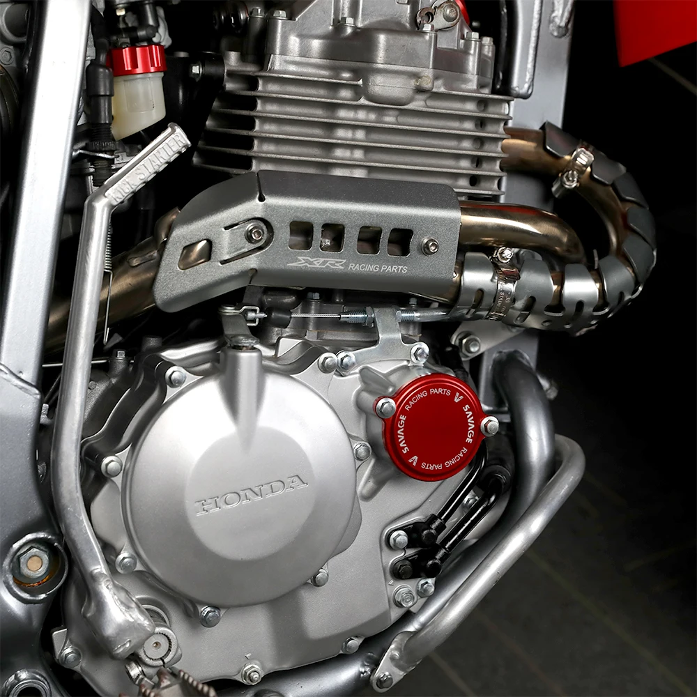XR motocykl przedni kolektor wydechowy tarcza dla HONDA XR 250R 400R 600R tarcza wydechowa tłumik do rury obudowa ochronna osłona termiczna