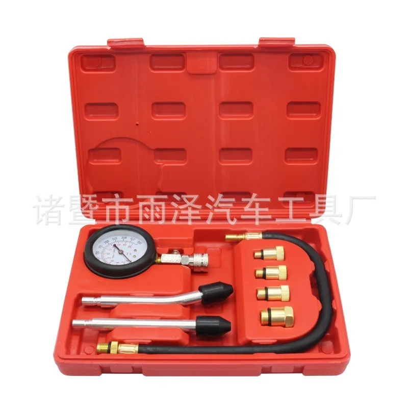 Automotive Motorcycle Cylinder Compression Pressure Gauge Tester Engine Diagnostic Instrument Diesel Engine Analysis