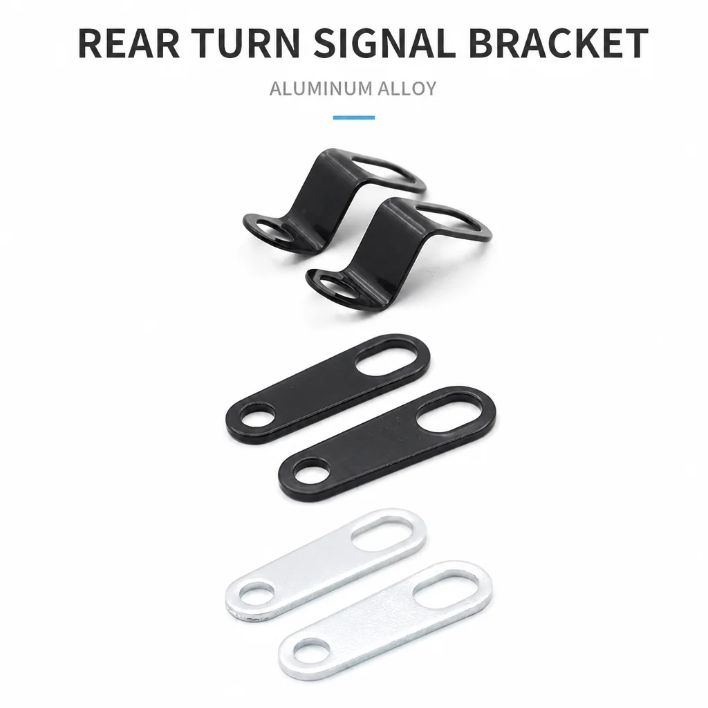 Universal Motorcycle Rear Turn Signal Light Mount Bracket Retro Indicator Holder for Harley Cafe Racer Bobber Chopper Custom Mod