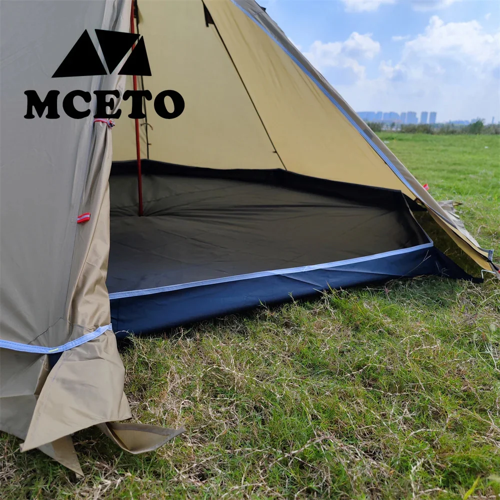 Imagem -03 - Impermeável Oxford Camping Mat Barraca Esteiras Banheira Forma Folha de Terra Lona Tenda Esteiras Chão Pirâmide Tendas Ultraleve 210d 3d