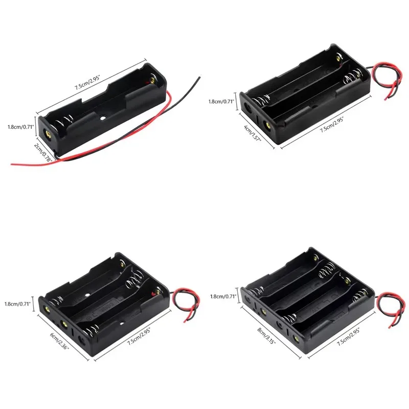 1/2/3Pcs Black Plas…