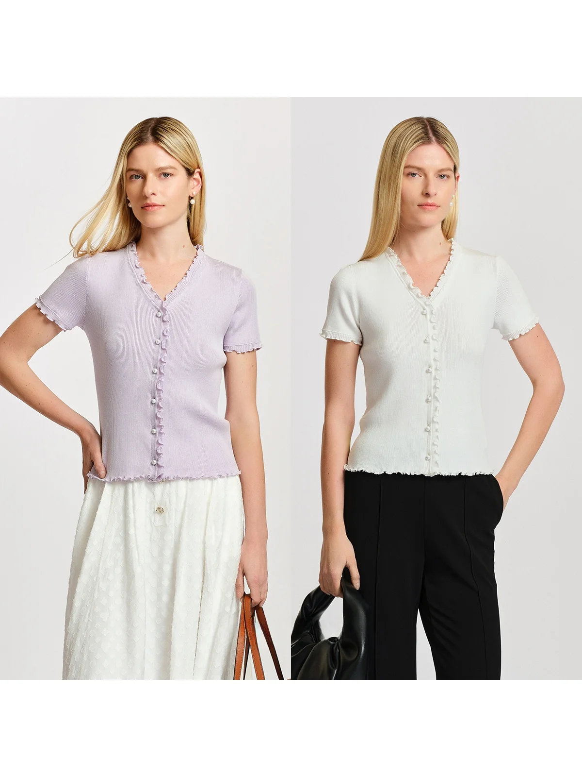 

Летняя трикотажная футболка с V-образным вырезом из ацетатного хлопка, мягкая, из смесового хлопка, стандартного кроя, для повседневной носки