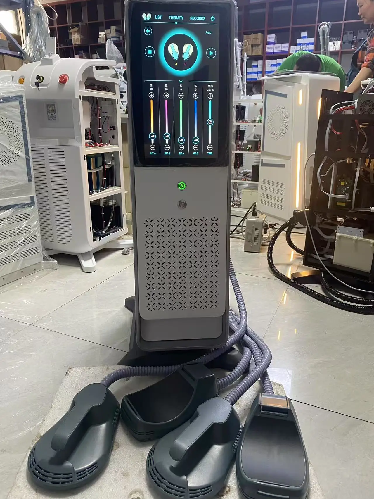 Non-invasive EMS Build Muscle High Intensity Electronic Muscle Contraction EMT + EMS 6000W EMS Muscle Building Machine
