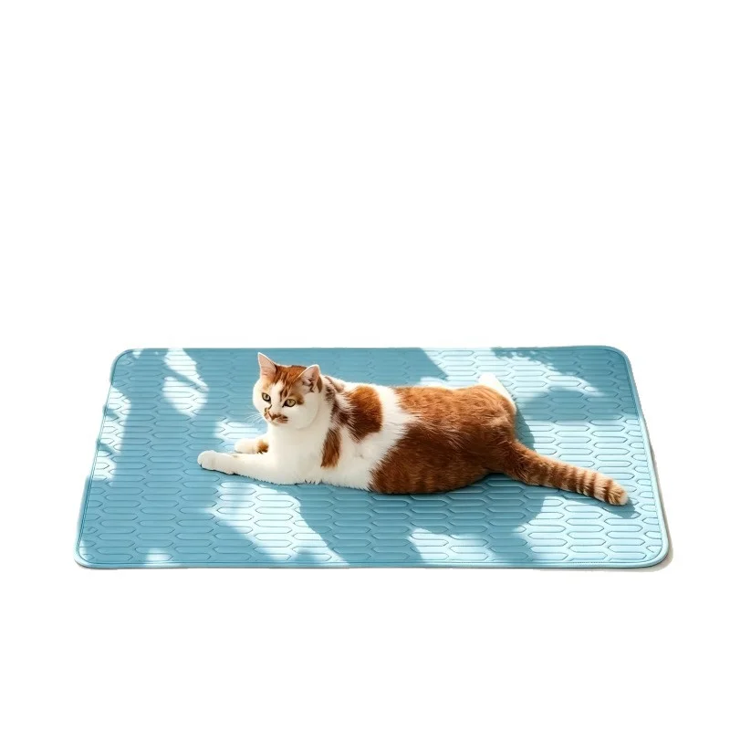 4 Sizes Summer Fabric Pet Cool Mat Sweat Absorbent Sleeping Bed For Small Medium Large Pets