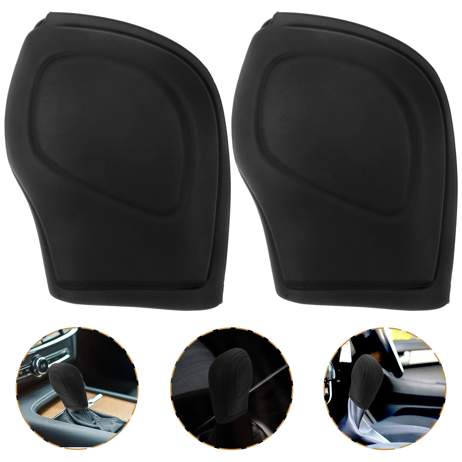 

2Pcs Silicone Gear Shift Covers Car Gear Knob Protector Anti Slip Comfortable Grip Auto Interior Upgrade Car Shifts Knob Cover
