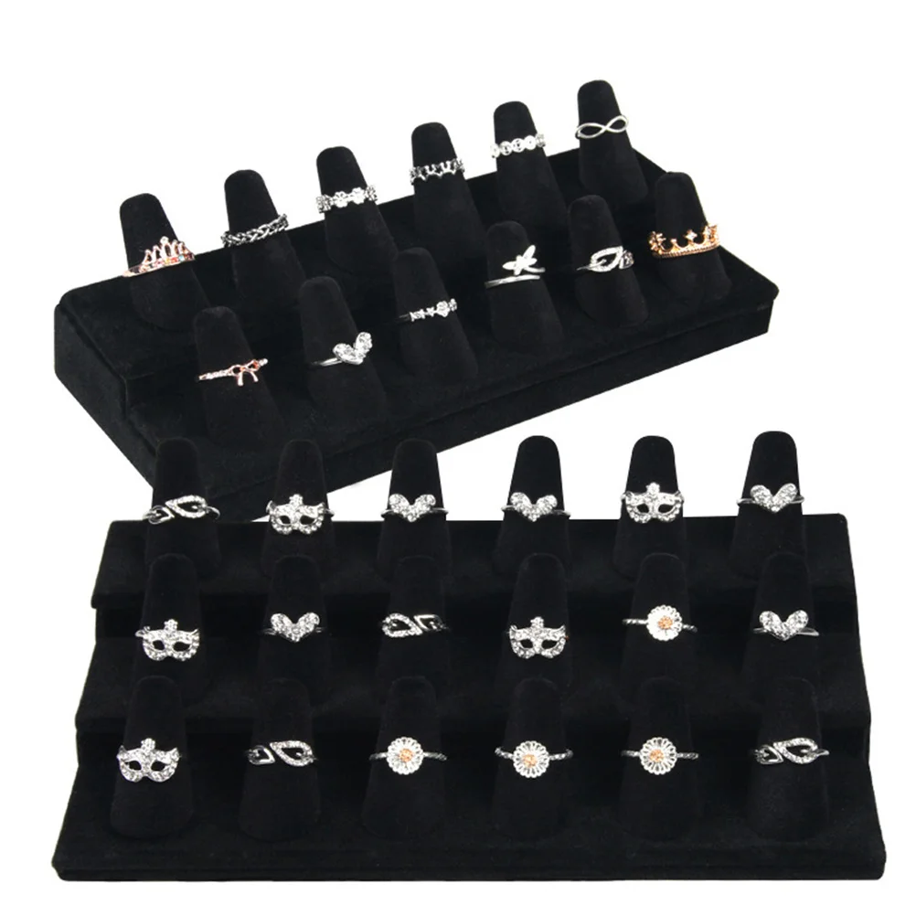 

Creative Ring Display Holder Jewelry Stand For Ring Rack Organizer Elegant Display For Gift Shop Home Decor