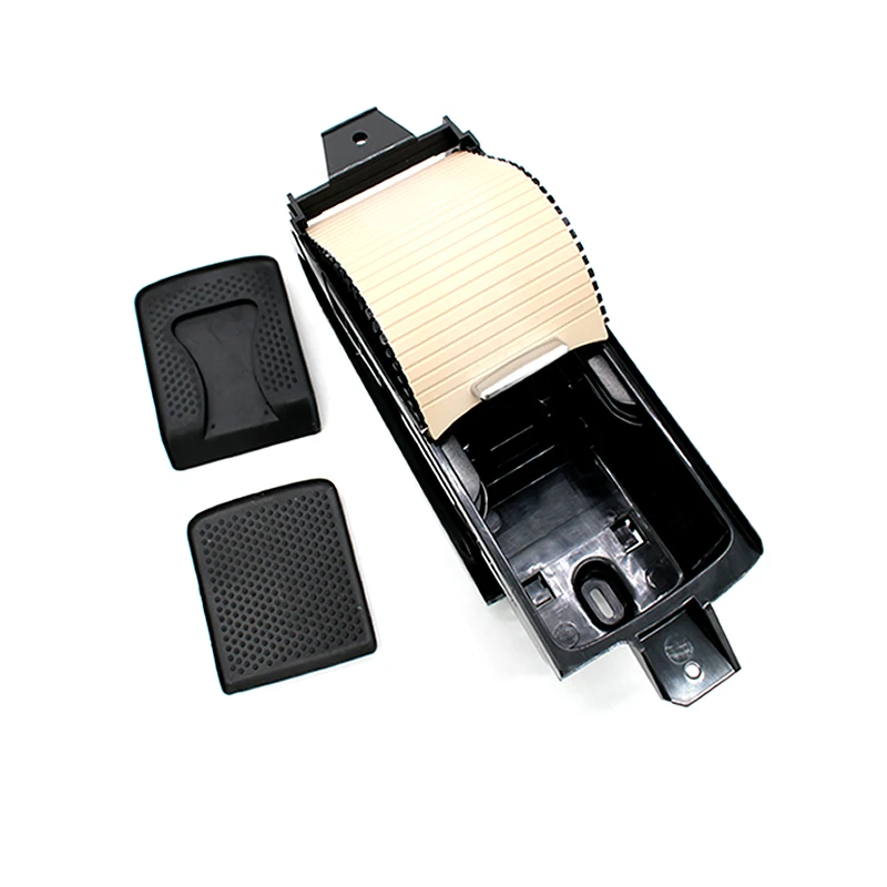 لوحدة التحكم المركزية كأس أسود صندوق حامل المشروبات المطاط 5KD 862 531 لفولكس واجن جولف MK5 MK6 شيروكو #4