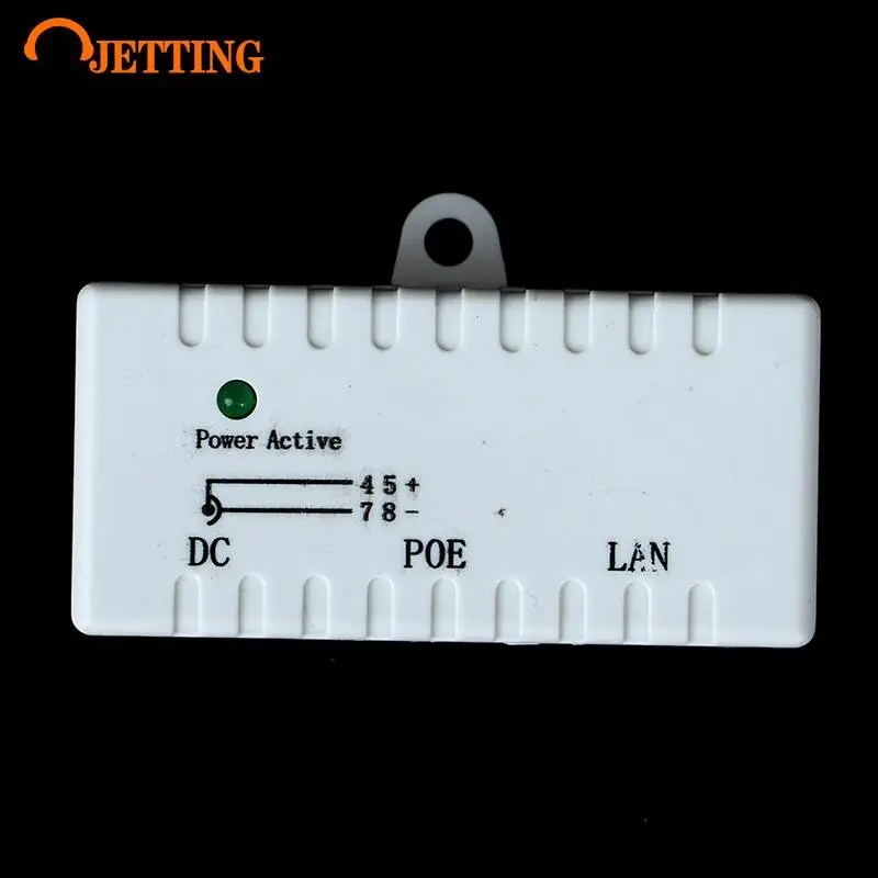 1PC 2V - 48V Passive POE injector for IP Camera VoIP Phone Netwrok AP device 10/100 Mbps Camera Network Mount Adapter