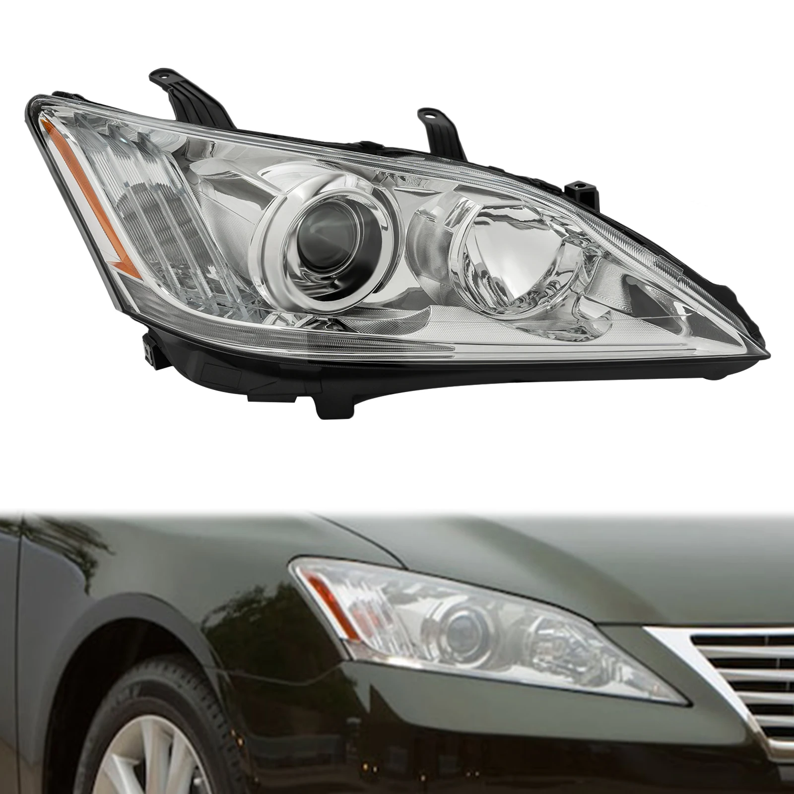 High-class PC Right Passenger Side Headlight HID/Xenon W/ AFS Headlamp For 2010 2011 2012 Lexus ES350