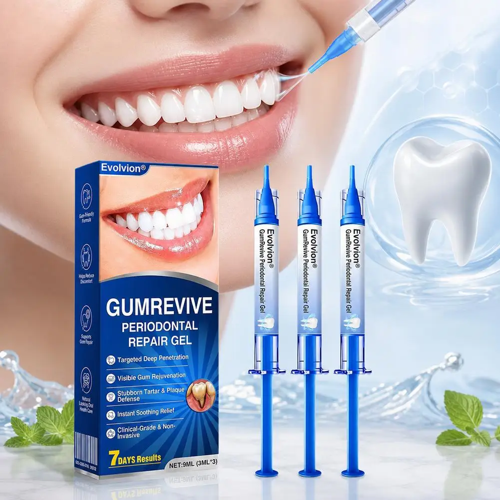 Damaged Gum Repair Care Gel Premium Deep Cleaning Effectively Removes Yellow Teeth Stains Fresh Breath Teeth Cleaning Gel 3ml