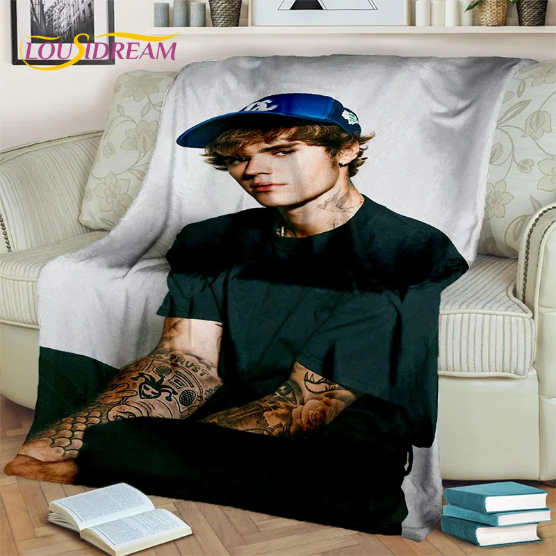 Popular Singer Justin Bieber JBiebs Blanket,Soft Throw Blanket for