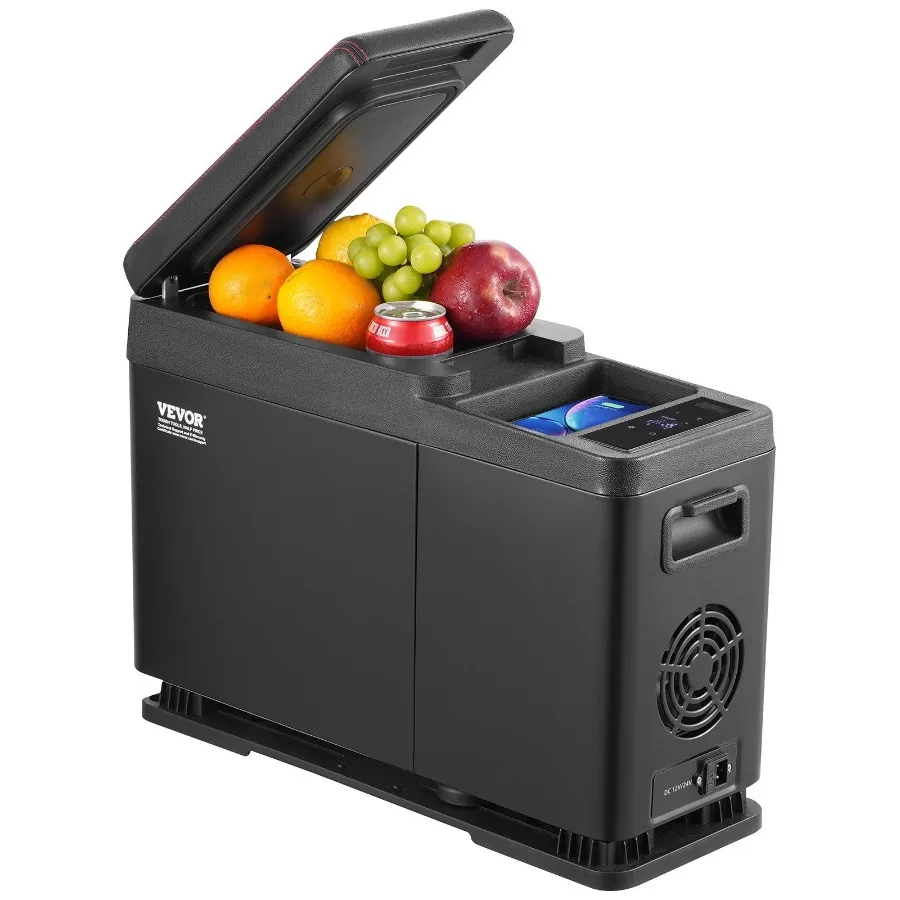 

Car Refrigerator 12 Volt Armrest Fridge 8L Portable Freezer -4-68F Adjustable Dual Voltage DC 12/24V AC 100-240V Compressor Coo