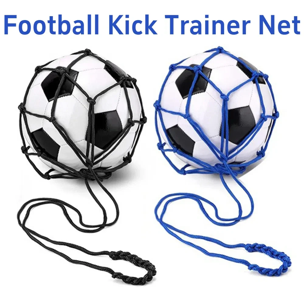 Football Kick Trainer Soccer Ball Net Kicker Pasuje do piłki w rozmiarze 3 4 5 Football Kick Throw Solo Practice Training Aid