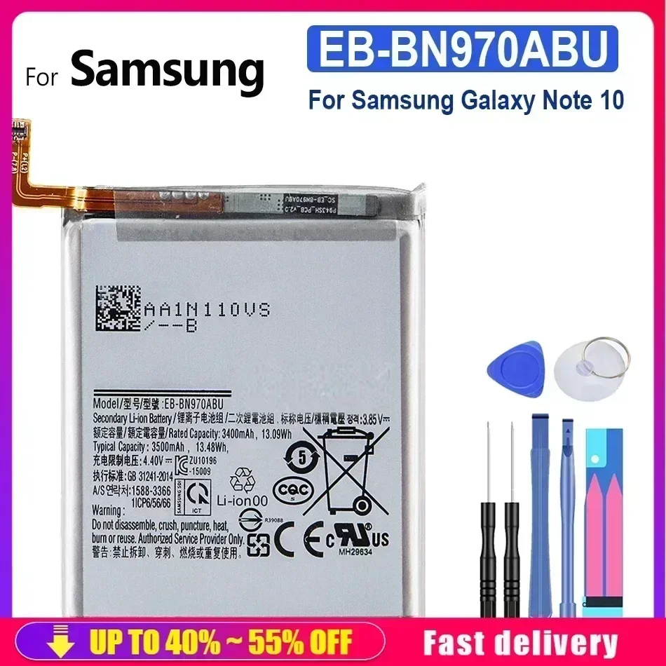 

EB-BN970ABU Аккумулятор 3500 мАч для телефона Samsung Galaxy Note 10 Note X Note 10 NoteX Note 10 5G Быстрая доставка