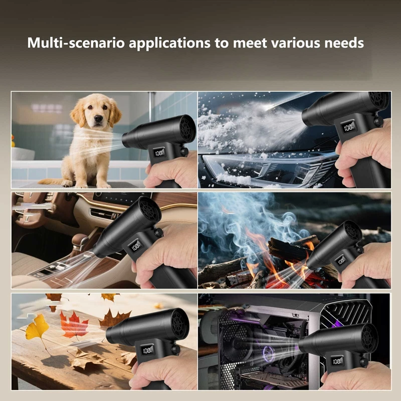 Xiaomi 1000000RPM توربو جت منفاخ مروحة عنيفة مكنسة كهربائية محمولة يده فرش منفاخ قابلة للشحن التوجه أداة الكمبيوتر #3