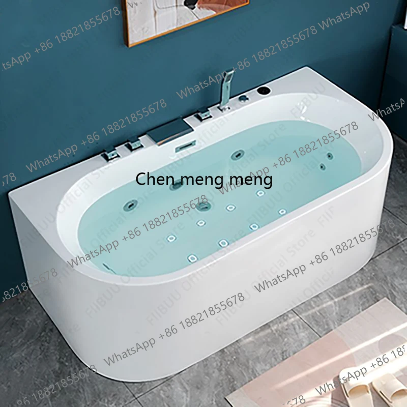 Luxury Three-sided Skirt Bathtub,deepened Multifunctional Bathtub, Ergonomically Designed For The Ultimate Relaxing Soaking Bath