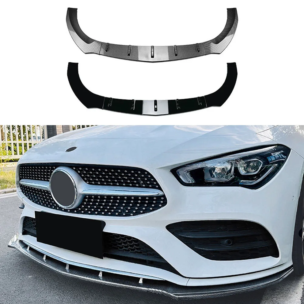 Front Bumper Lip Spoiler Side Lower Splitters Body Kit For Mercedes Benz CLA Class C118 X118 2020-2023 AMG