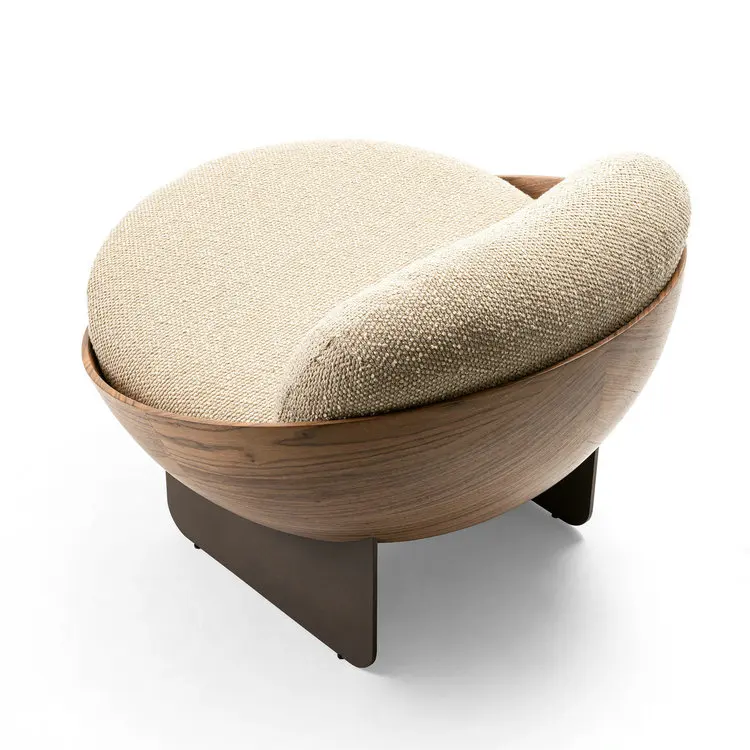 

⌁l Modern Lounge Chair Luxury Fabric Leisure Chair Home Furniture Hotel Bedroom Accent Sectional Chair for Living Room