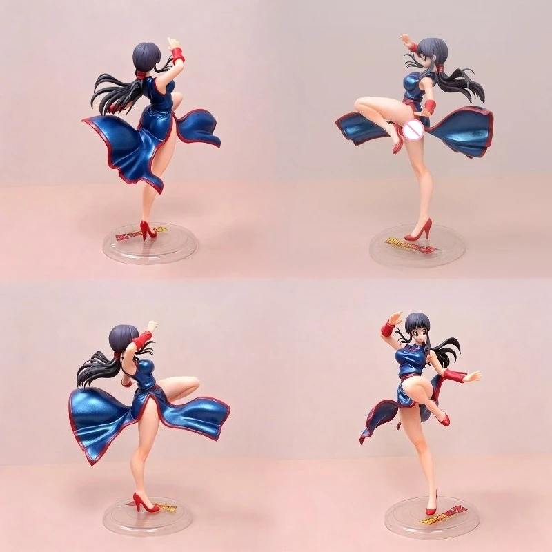 Dragon Ball Cheongsam Qiqi 20CM Sexy Beautiful Girl Anime Game Doll Trendy Fun Figure Model Gift - view 6
