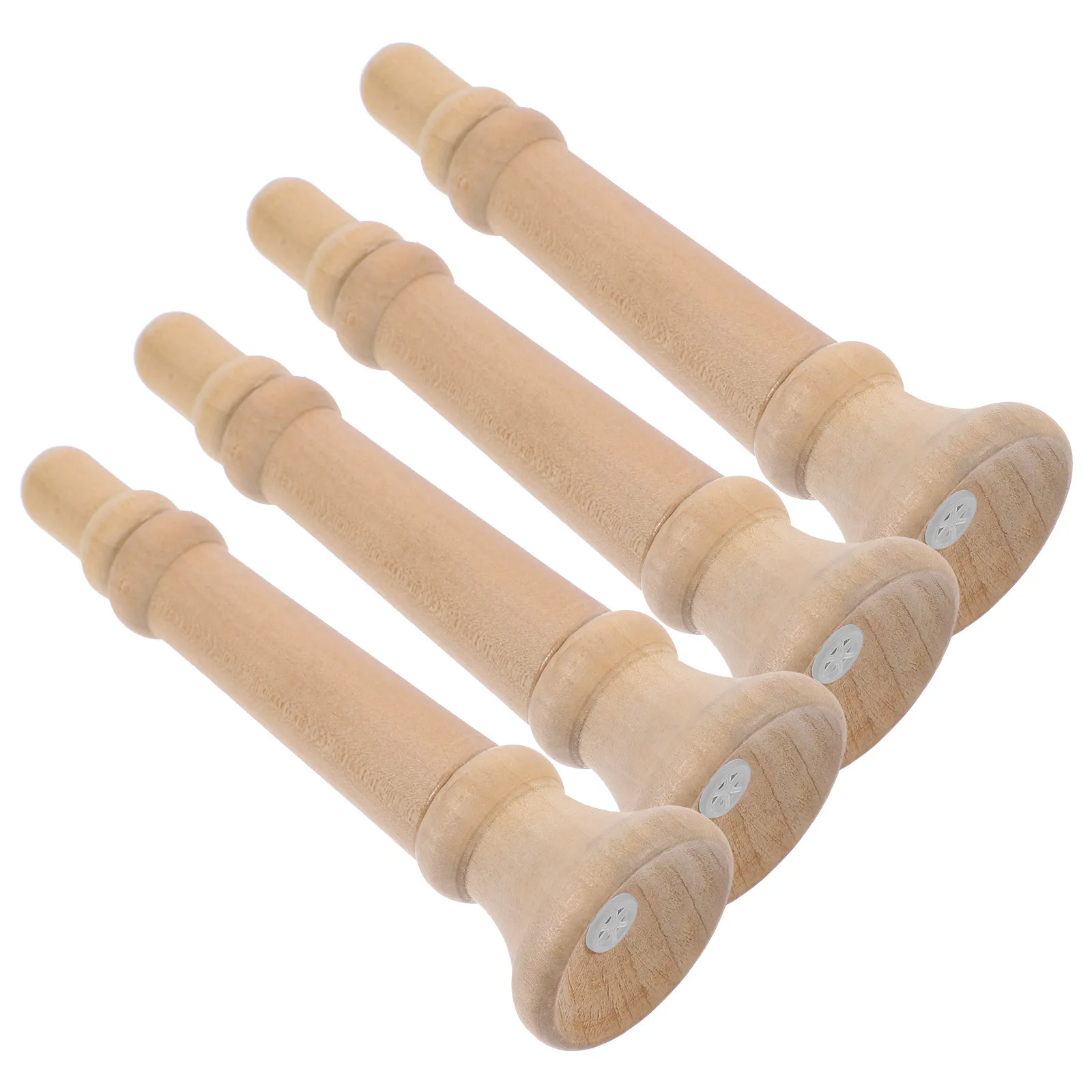 4 قطعة قرون خشبية ذاتية الصنع صديقة للبيئة حرفة خشبية صلبة ممتازة للأطفال مشاريع الكتابة على الجدران اللعب الزينة الزخرفية