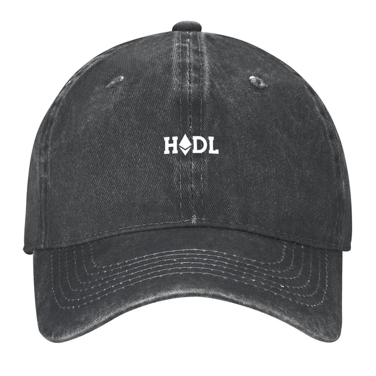 Ethereum Logo ETH Coin Crypto Bitcoin Trader Miner Gift Baseball Cap Icon Rave custom caps luxury caps Women Men's